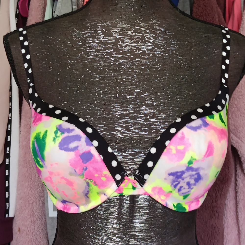 VICTORIA SECRET PINK CAMPUS  PUSH-UP BRA 36D